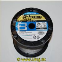 022255246194 - Shimano Kairiki SX8 0.23mm - Steel grey - Brudstyrke:22,5kg - Vælg antal meter