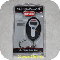 022677199160 - Rapala Mini Digitalvægt Vejer op til 12 kg/25lb - RMDS-25