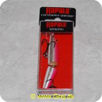 022677223926 - Rapala Countdown Jointed  wobler - 7cm - 8g - Pink Silver- synkende