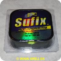 024777319950 - Sufix Micro Backing Line - 100 meter - 13,6 kg - Farve: Neon gul