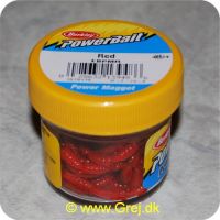 028632139486 -  Berkley Powerbait Micro Power Maggot Red/Rød- 110 stk