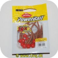 028632651544 - Power Bait Mice Tails - 13 stk - Fluorescerende Red/Natural - 8 cm - Ny udgave
