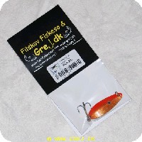 11LI07 - Lillen - 7 gram - Orange/Gylden