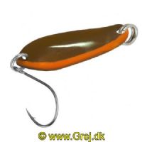 4250203344678 - FTM Fishing Tackle Max Skeblink Boogie 1.6g -  Olive brun med orange kant