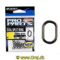 4953873016837 - Owner Pro Parts - Ovale springringe - Str. 2 - 20 stk. - Testet til 20.4 kg