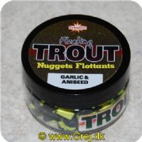 5031745210091 - Dynamite Flydende Trout Nuggets - Garlic/Aniseed - Char./sort  - 60 gram
