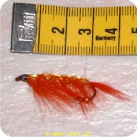 541 - Streamer Shrimps - Str. 6 - Orange Shrimp