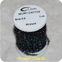 5704041018585 - Micro Cactus Chenille - Sort - 3 meter - Size 0,8