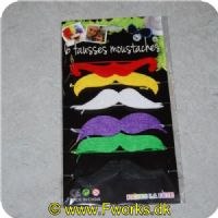 5704777037553 - Forskellige slags overskæg i forskellige former og farver - Vælg ml. 3 slags pak