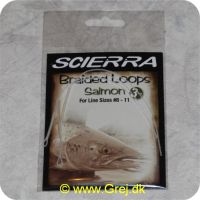 5706301100580 -   Scierra Braided Loops Salmon  AFTM 8-11- Inderholder 3 stk