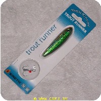 5707461331050 - Trout Runner - Green / Silver (Dotted) - 10 g