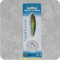 5707461331173 - Trout Runner - Black/Olive/Silver 13 g.