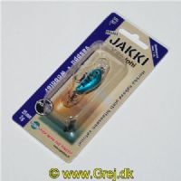 6430073671212 - JAKKI mini wobler - 2,5 cm - 2 gram - Blå fisk med hvid bund