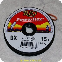 730884220088 - Rio Powerflex Tippet Forfang - 0X - 6.8kg - 27.4m