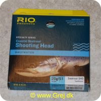 730884522571 - Rio Coastal Seatrout Shooting Head Hover Saltwater - Klasse 8/9 - 20g/S1