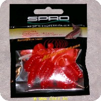8716851112343 - Spira-Tail jigs - Red/Orange - 5.5 cm - 10 stk pr. pakning