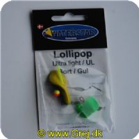 9102 - Lollipop gennemløber - Sort/Gul - UL - Som en meget let skrue der snor vildt
1,5G