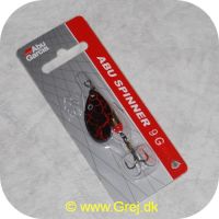 ABU9SRK - Abu Garcia Spinner 9 gram - Sort/røde krakeleringer