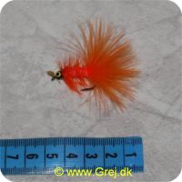 FL00109 - Unique Flies - UF Dog Nobbler m/propel - Flou. orange
