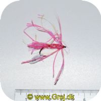FL00732 - Seatrout UV Flies - Flammen UV - Str. 06 -  Pink/sølv