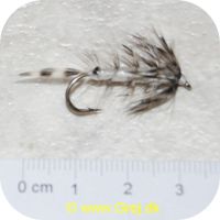 FL11214 - Sea Trout flies - Dræberrejen - Grå/hvid