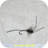 FL13057 - Sea Trout Flies - Rubber Leg Devil - Sort
