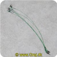 GROENSTAAL30 - Stålforfang til gedder - grøn - 30 cm lang