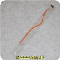 HAIR50O - Hair extension  -Ca. 50 cm. - Farve: Orange - Med hår spænde