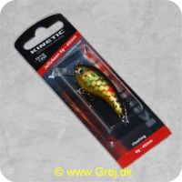 JELLY6SGR - Kinetic Jellybean Wobler 6 gram - 45mm - Sort/guld/rød - Flydende