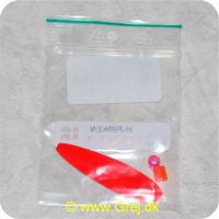 PTFB02GL05 - Gennemløber - Fladbuk - 5 gram - F.Rød/Hvid Perlemor