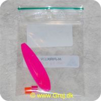 PTFB15GL05 - Gennemløber - Fladbuk - 5 gram - Pink/Hvid Perlemor 