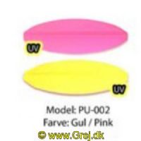 PU002 - Præsten - 4.5 gram - Gul/Pink