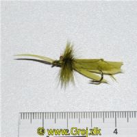 WS0021 - græshopper - olivengrøn - krogstørrelse 10