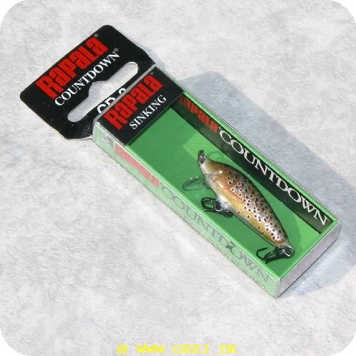 022677001845 - Countdown Minnow - 3 cm - Synkende - 4 gram - Brown Trout
