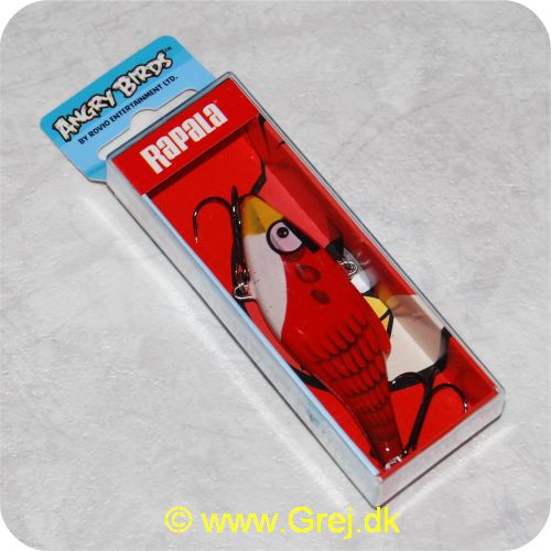 022677224497 - Angry Birds wobler - Red Bird - 7cm/16g - Svømmedybde: Variabel