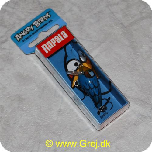 022677224510 - Angry Birds wobler - Blue Bird - 3cm/4g - Svømmedybde: 0.9-1.8m