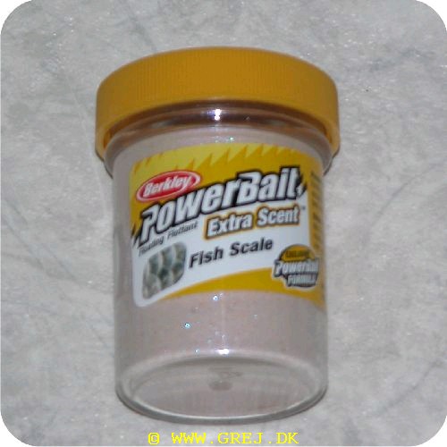 028632210697 - PowerBait med glimmer - FISH SCALE (råhvid)