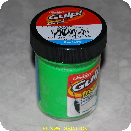 028632247846 - Berkley Gulp med glimmer - 50 gram - Grøn - Org. navn: Grassy Green

Art no.: 1140502