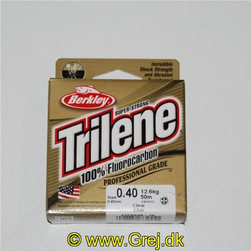 028632734551 - Berkley Trilene Super Strong - 100% Fluor Carbon - 0.40mm/12,6kg - 50m - Klar