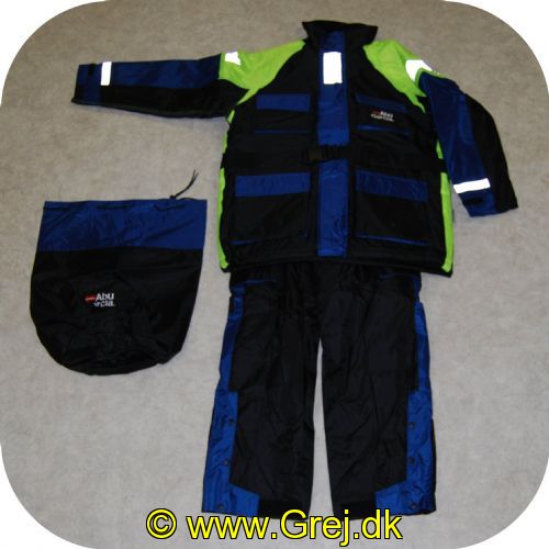 036282910355 - ABU Flotation suit str. M - 2 delt - Flydedragt - Blå/gul/sort - åndbar