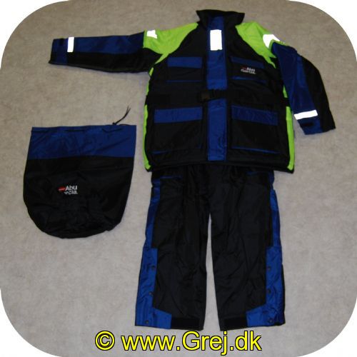 036282910379 - ABU Flotation suit str. XL - 2 delt - Flydedragt - Blå/gul/sort - åndbar