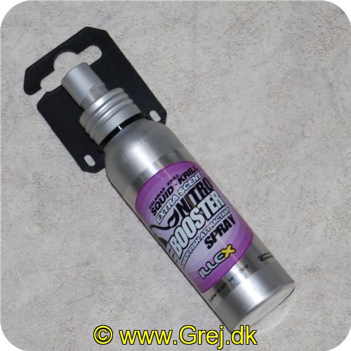 3297830073053 - Illex Nitro Booster Spray med Squid (Krill)
<BR><BR>
Spray det på dit endegrej og det vil tiltrække fiskene.
