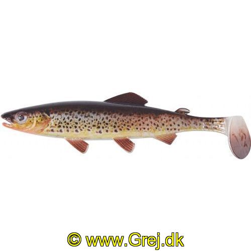 4005652812069 - Clone Shad, UV - 65mm. - Vægt:2g. - Farve:Brown Trout - 001 3677 606<br>Shirasu Clone Shad: the shad from another dimension. 
Forms from the 3D printer: Zander, chub, trout, bream, coarse fish and pike - with the appropriate decor in natural colours or UV. 3D material photo print Design. UV active. Realistic running characteristics.