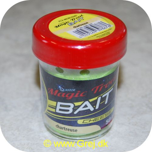 4029569398676 - Magic Trout Bait - 50g - Chartreuse med glimmer og ost - Lysegrøn - Art. 3985009