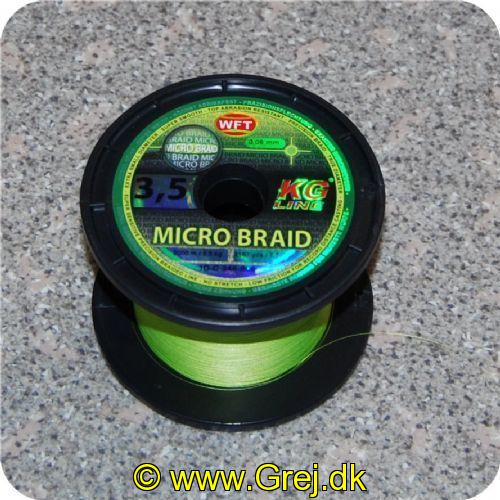 4250336187920 - WFT Micro Braid 0.06mm - Brudstyrke:7,7lbs/3,5kg
Vælg antal meter