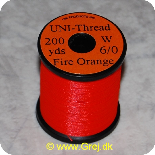 5704041100150 - UNI Thread - 6/0 - Fire Orange - 200 yards