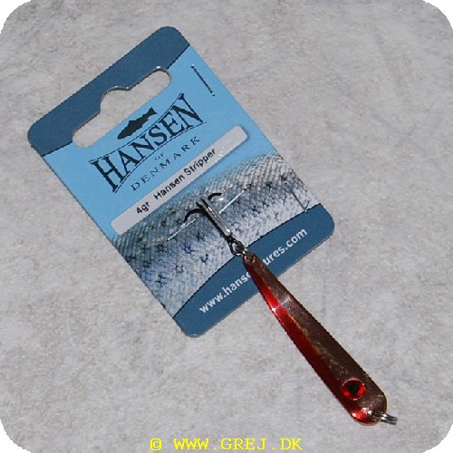 5706301218469 -  Hansen Stripper 4 gram Rød/kobber