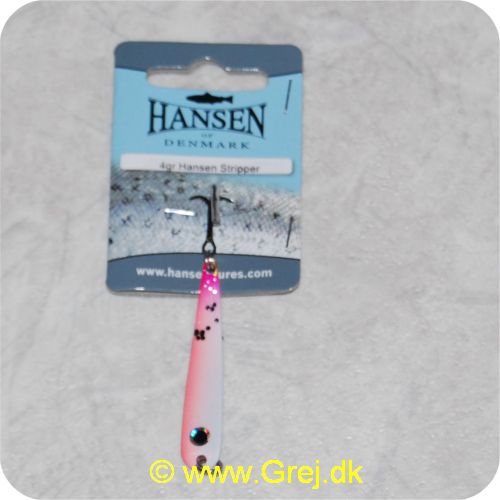 5706301456540 - Hansen Stripper 4 gram - Pink Pig - Pink/hvid m/sorte prikker
Model:45654