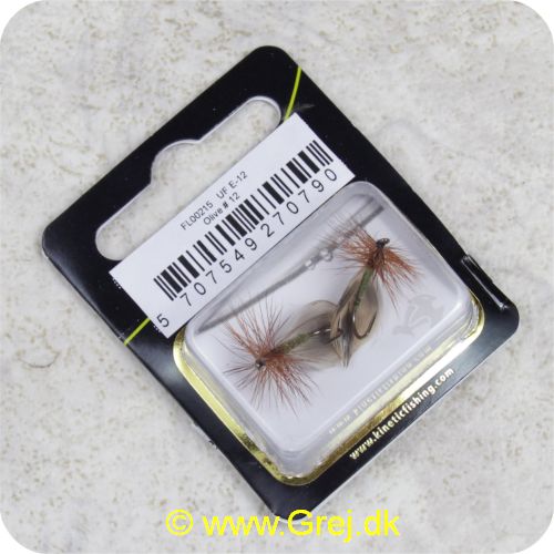 5707549270790 - Unique Flies - 2 stk. pakke - E-12 Olive Daiichi 1180 #12 (FL00215)