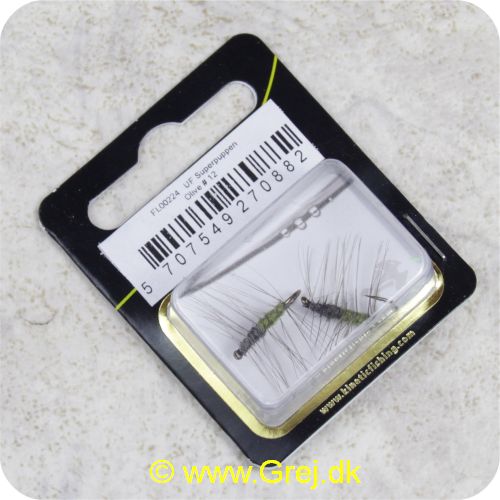 5707549270882 - Unique Flies - 2 stk. pakke - Superpuppen Olive Daiichi 1180 #12 (FL00224)